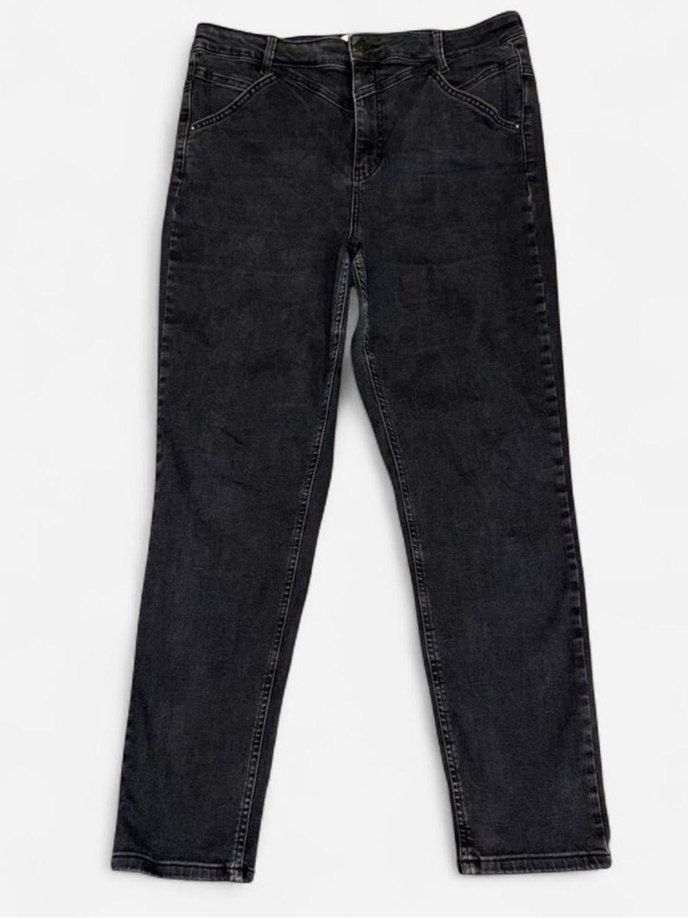 We The Free - Free People - Black High Rise Denim Jeans Size 35